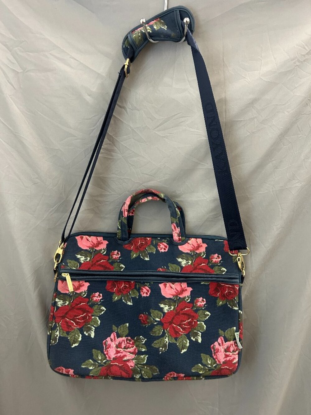 Kayond 13" Floral Padded Laptop Shoulder/Messenger Bag w/ Strap, Zipper